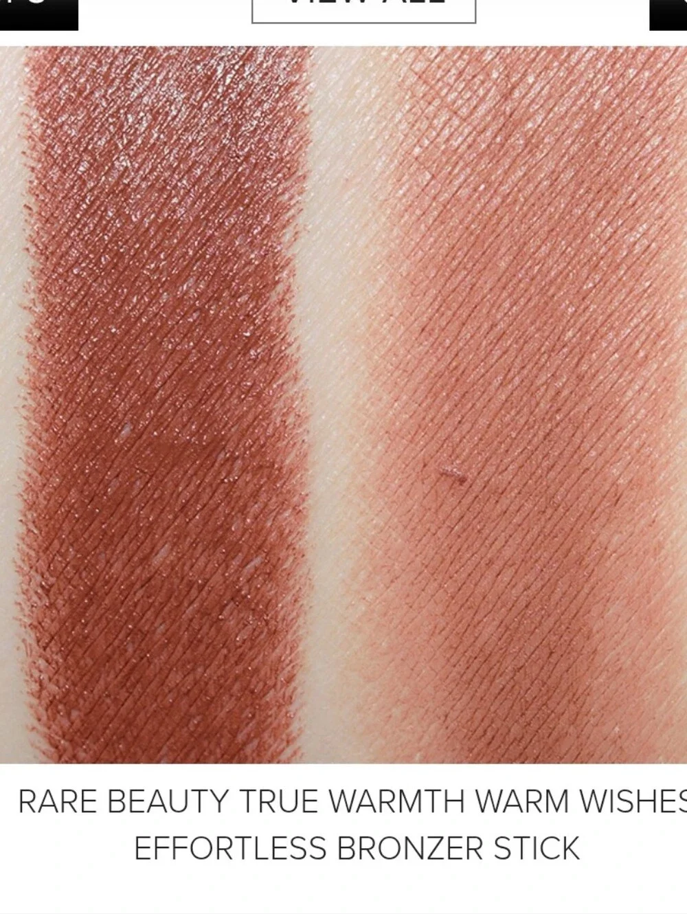 ❇️🧚‍♀️TRUE WARMTH Rare Beauty Warm Wishes Effortless Bronzer Stick NWT